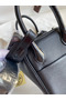 Hermes Mini Lindy Handmade Bag In Black Swift Leather  Replica