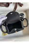 Hermes Mini Lindy Handmade Bag In Black Swift Leather  Replica