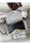 Hermes Mini Lindy Handmade Bag In Blue Brume Clemence Leather  Replica