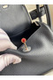 Hermes Mini Lindy Handmade Bag In Blue Nuit HHL19clbnClemence Leather  Replica
