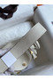 Hermes Mini Lindy Handmade Bag In Craie Swift Leather  Replica