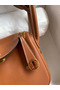 Hermes Mini Lindy Handmade Bag In Gold Swift Leather  Replica