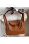 Hermes Mini Lindy Handmade Bag In Gold Swift Leather  Replica