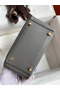 Hermes Mini Lindy Handmade Bag In Gris Meyer Clemence Leather  Replica