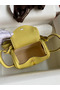 Hermes Mini Lindy Handmade Bag In Jaune Poussin Clemence Leather  Replica