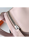 Hermes Mini Lindy Handmade Bag In Mauve Pale Swift Leather  Replica