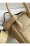 Hermes Mini Lindy Handmade Bag In Trench Clemence Leather  Replica