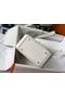Hermes mini Lindy Original Togo Leather Bag LD19 White&Silver-Tone Metal  Replica