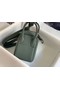 Hermes mini Lindy Original Togo Leather Bag OLD19 blackish green  Replica