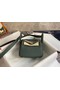Hermes mini Lindy Original Togo Leather Bag OLD19 blackish green  Replica