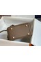 Hermes mini Lindy Original Togo Leather Bag OLD19 grey  Replica