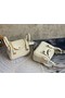 Hermes mini Lindy Original Togo Leather Bag OLD19 Pearl White  Replica