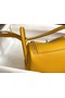 Hermes mini Lindy Original Togo Leather Bag OLD19 yellow  Replica