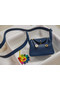 Hermes mini Lindy Togo Leather Bag LD19 blue&gold-Tone Metal  Replica