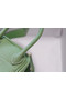 Hermes mini Lindy Togo Leather Bag LD19 green&gold-Tone Metal  Replica