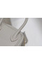 Hermes mini Lindy Togo Leather Bag LD19 grey&Silver-Tone Metal  Replica