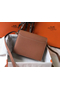 Hermes Mini Sac Roulis 18cm Bag In Brown Evercolor Calfskin  Replica