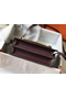 Hermes Mini Sac Roulis 18cm Bag In Burgundy Evercolor Calfskin  Replica