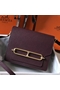 Hermes Mini Sac Roulis 18cm Bag In Burgundy Evercolor Calfskin  Replica