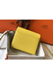 Hermes Mini Sac Roulis 18cm Bag In Yellow Evercolor Calfskin  Replica