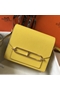 Hermes Mini Sac Roulis 18cm Bag In Yellow Evercolor Calfskin  Replica