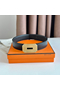 Hermes Neo Reversible Belt 32MM in Black Clemence Leather  Replica
