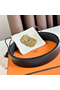 Hermes Neo Reversible Belt 32MM in Black Clemence Leather  Replica