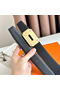 Hermes Neo Reversible Belt 32MM in Black Clemence Leather  Replica