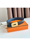 Hermes Neo Reversible Belt 32MM in Blue Clemence Leather  Replica