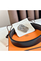 Hermes Neo Reversible Belt 32MM in Chocolate Clemence Leather  Replica