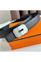 Hermes Neo Reversible Belt 32MM in Chocolate Clemence Leather  Replica