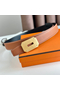 Hermes Neo Reversible Belt 32MM in Gold Clemence Leather  Replica