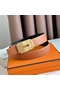 Hermes Neo Reversible Belt 32MM in Gold Clemence Leather  Replica
