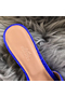 Hermes Oasis Sandals In Blue Matte Niloticus Crocodile  Replica
