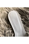 Hermes Oasis Sandals In Pearl Grey Epsom Leather  Replica