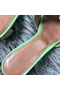 Hermes Oasis Sandals In Vert Criquet Epsom Leather  Replica
