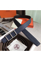 Hermes Officier Belt Buckle & Navy 38MM Strap  Replica
