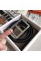 Hermes Officier Belt Buckle & Navy 38MM Strap  Replica