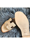 Hermes Oran Sandals In Beige Ostrich Leather  Replica