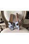 Hermes Oran Sandals In Blue Lin Epsom Leather  Replica