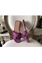 Hermes Oran Sandals In Cyclamen Epsom Leather  Replica