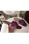 Hermes Oran Sandals In Cyclamen Epsom Leather  Replica