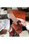 Hermes Oran Sandals In Orange Shiny Niloticus Crocodile  Replica