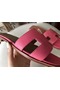 Hermes Oran Sandals In Rose Confetti Epsom Leather  Replica