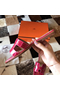 Hermes Oran Sandals In Rose Scheherazade Shiny Niloticus Crocodile  Replica