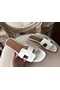 Hermes Oran Sandals In White Epsom Leather  Replica