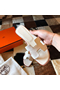 Hermes Oran Slide Sandals In Beton Epsom Calfskin  Replica