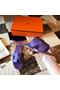 Hermes Oran Slide Sandals In Crocus Epsom Calfskin  Replica