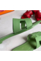 Hermes Oran Slide Sandals In Vert Criquet Epsom Calfskin  Replica