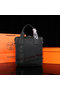 Hermes Original Calf Leather Tote Bag M86682 Black  Replica